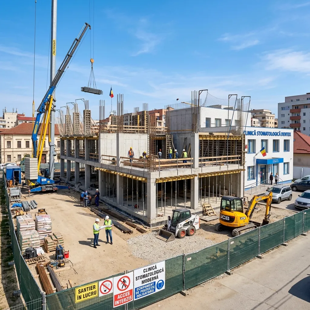 Șantier curat și organizat - Structură clinică stomatologică