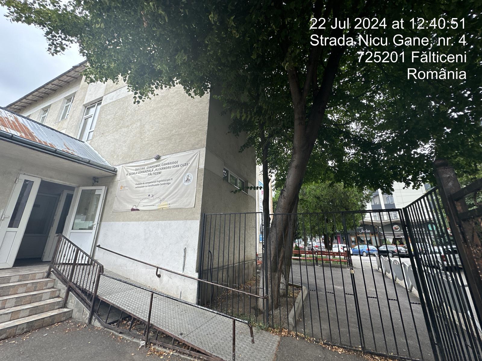 Detalii Execuție Școala Cuza Fălticeni